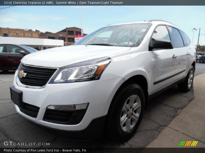 Summit White / Dark Titanium/Light Titanium 2016 Chevrolet Traverse LS AWD