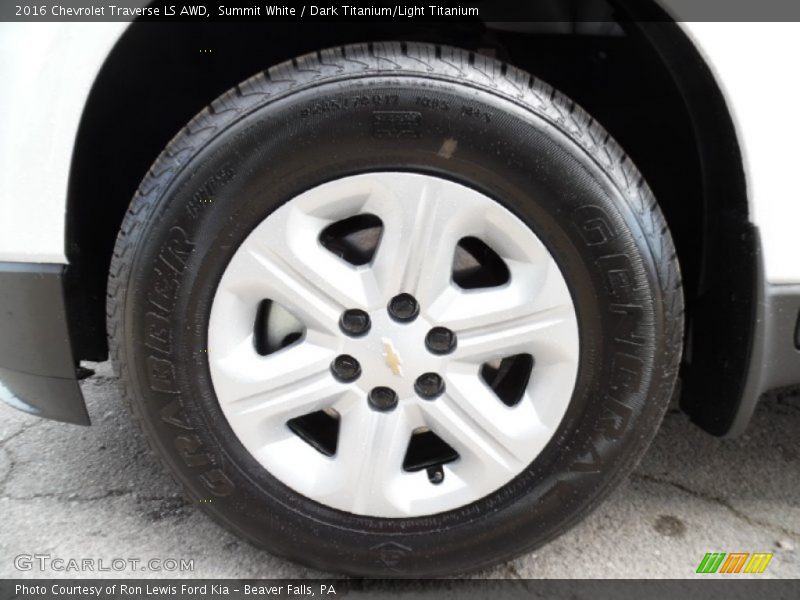 Summit White / Dark Titanium/Light Titanium 2016 Chevrolet Traverse LS AWD