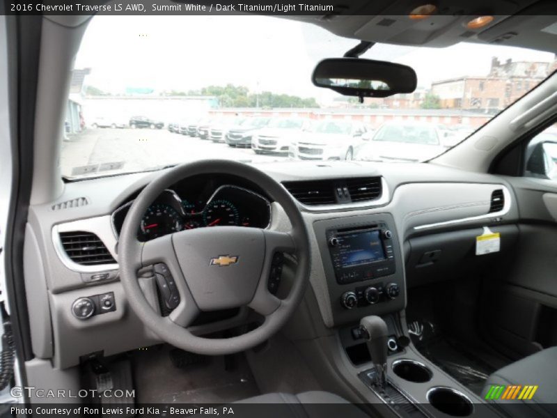 Summit White / Dark Titanium/Light Titanium 2016 Chevrolet Traverse LS AWD