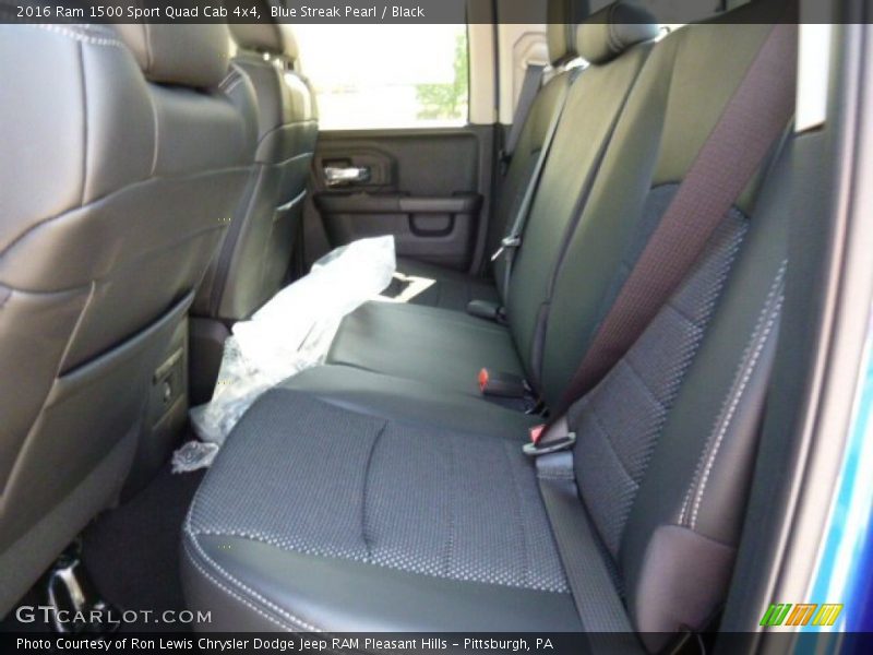 Rear Seat of 2016 1500 Sport Quad Cab 4x4