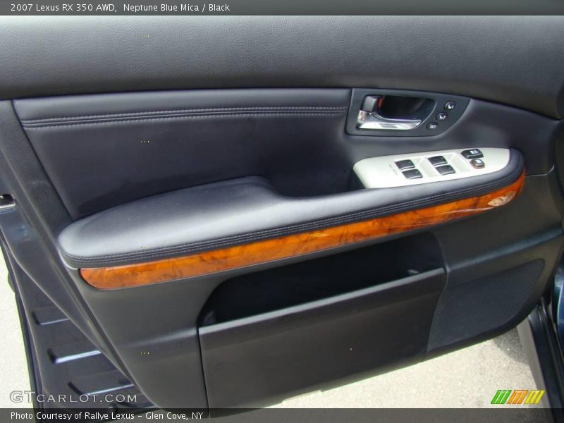 Neptune Blue Mica / Black 2007 Lexus RX 350 AWD