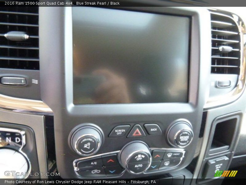 Controls of 2016 1500 Sport Quad Cab 4x4