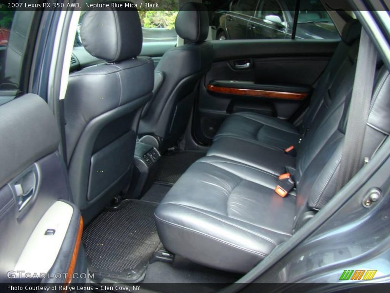 Neptune Blue Mica / Black 2007 Lexus RX 350 AWD