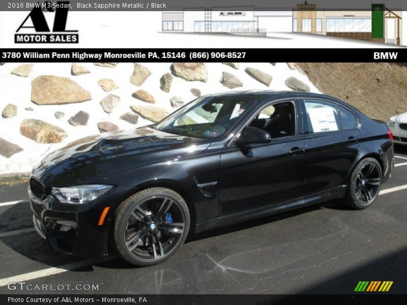 Black Sapphire Metallic / Black 2016 BMW M3 Sedan