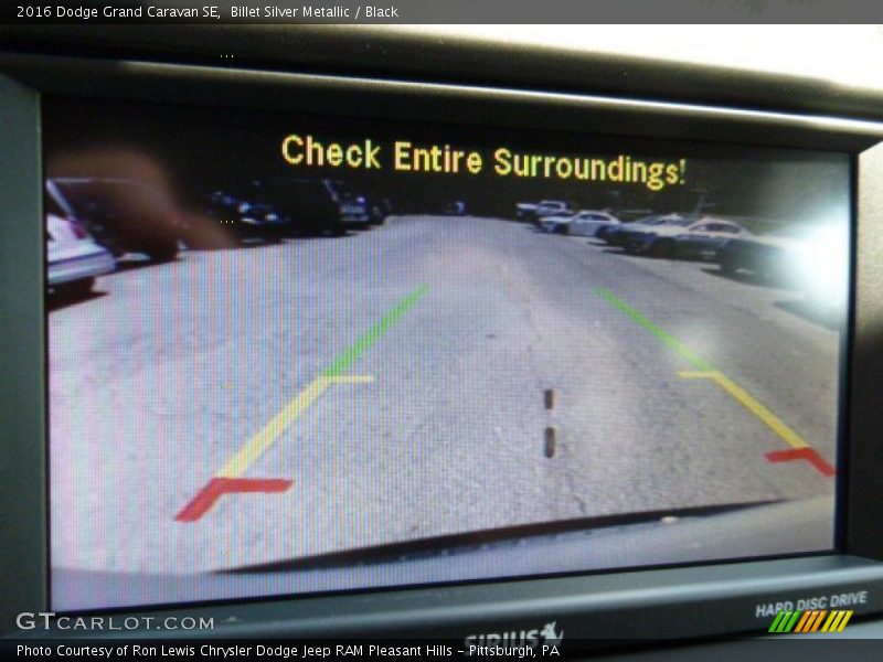 Billet Silver Metallic / Black 2016 Dodge Grand Caravan SE