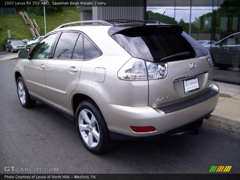 Savannah Beige Metallic / Ivory 2007 Lexus RX 350 AWD