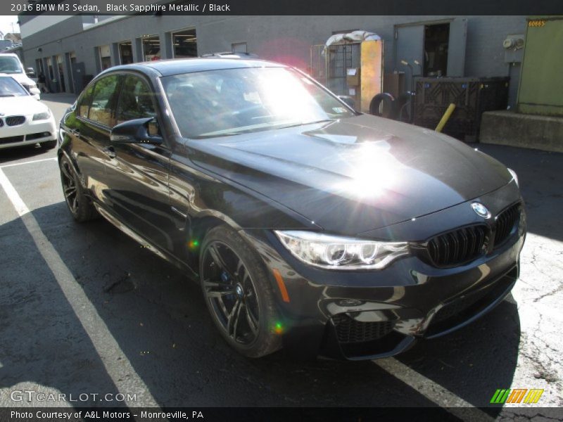 Black Sapphire Metallic / Black 2016 BMW M3 Sedan