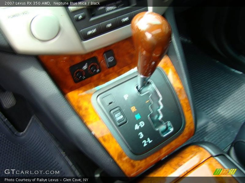 Neptune Blue Mica / Black 2007 Lexus RX 350 AWD