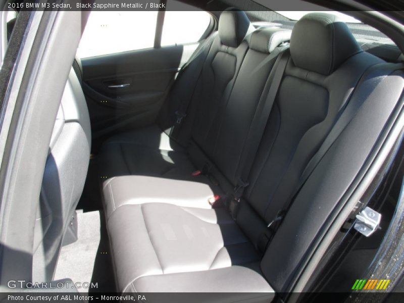 Rear Seat of 2016 M3 Sedan