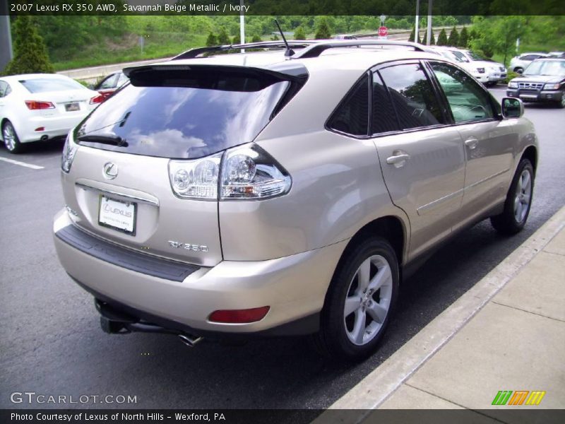 Savannah Beige Metallic / Ivory 2007 Lexus RX 350 AWD