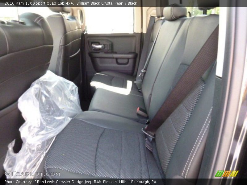 Rear Seat of 2016 1500 Sport Quad Cab 4x4