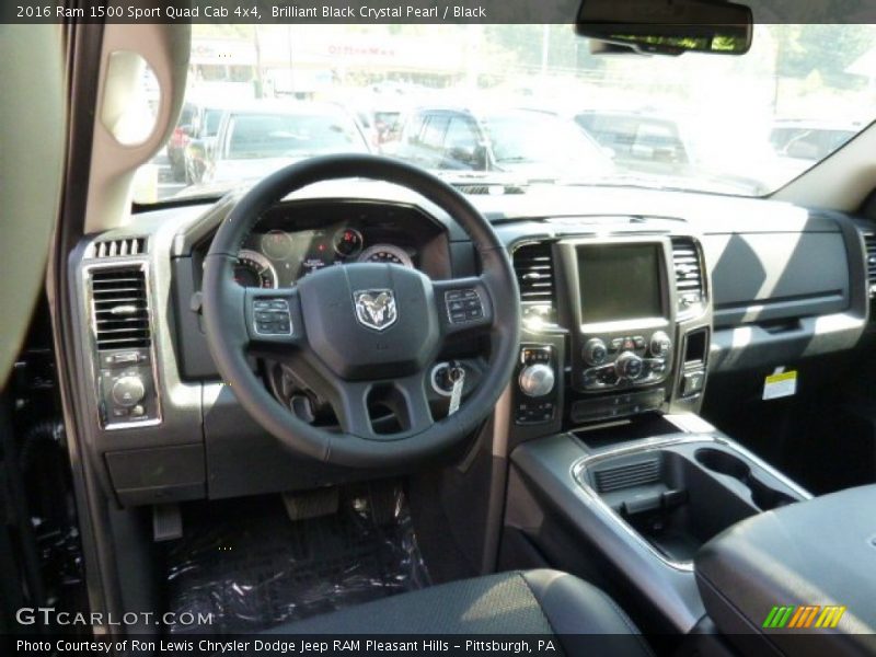 Dashboard of 2016 1500 Sport Quad Cab 4x4
