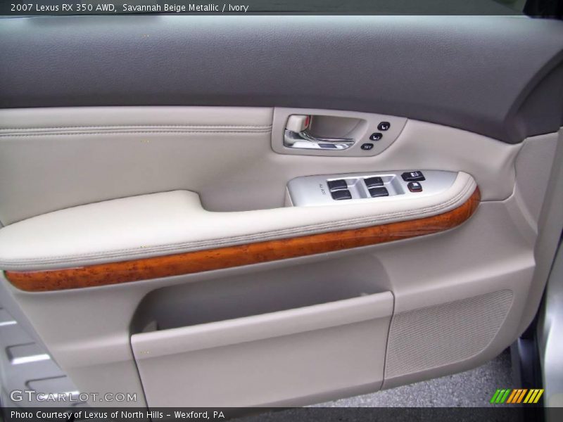 Savannah Beige Metallic / Ivory 2007 Lexus RX 350 AWD