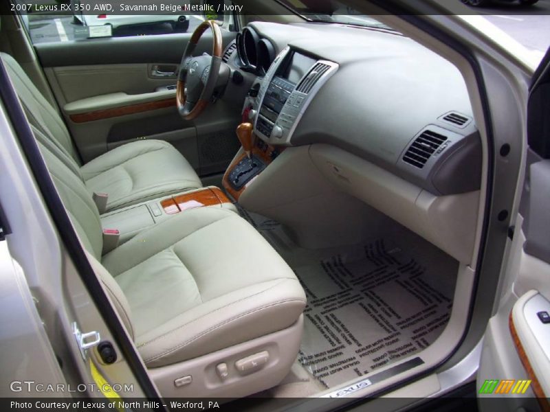 Savannah Beige Metallic / Ivory 2007 Lexus RX 350 AWD