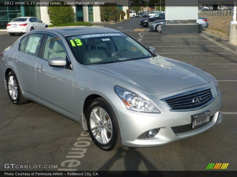 Liquid Platinum / Wheat 2013 Infiniti G 37 Journey Sedan