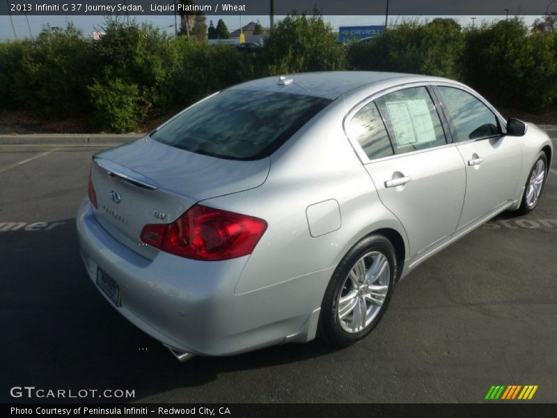 Liquid Platinum / Wheat 2013 Infiniti G 37 Journey Sedan