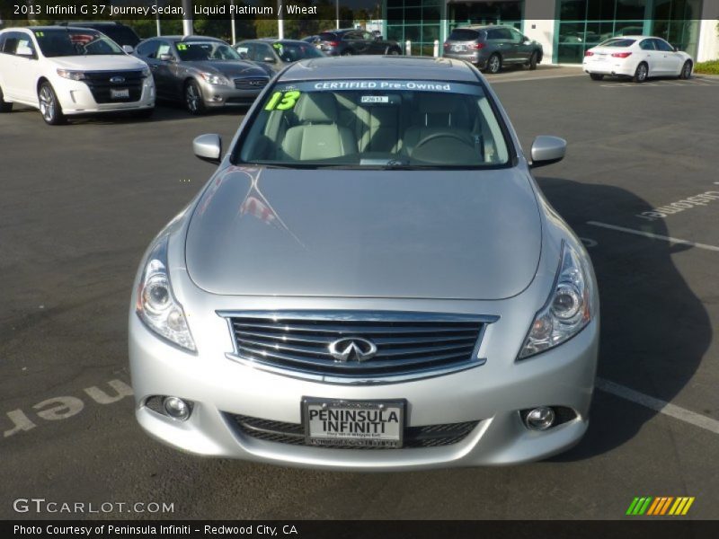 Liquid Platinum / Wheat 2013 Infiniti G 37 Journey Sedan