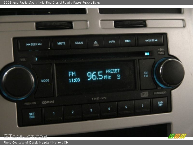 Red Crystal Pearl / Pastel Pebble Beige 2008 Jeep Patriot Sport 4x4