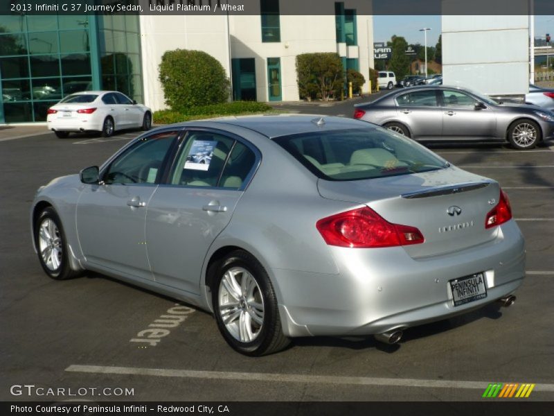 Liquid Platinum / Wheat 2013 Infiniti G 37 Journey Sedan