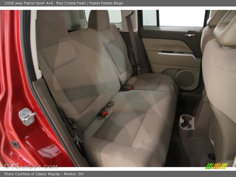 Red Crystal Pearl / Pastel Pebble Beige 2008 Jeep Patriot Sport 4x4
