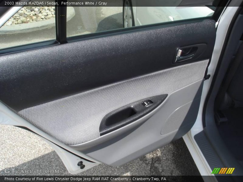 Performance White / Gray 2003 Mazda MAZDA6 i Sedan