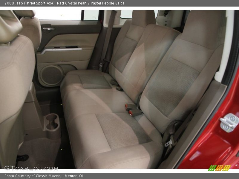 Red Crystal Pearl / Pastel Pebble Beige 2008 Jeep Patriot Sport 4x4