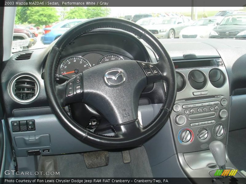 Performance White / Gray 2003 Mazda MAZDA6 i Sedan