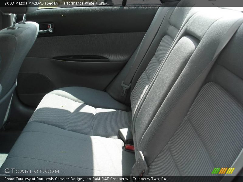 Performance White / Gray 2003 Mazda MAZDA6 i Sedan
