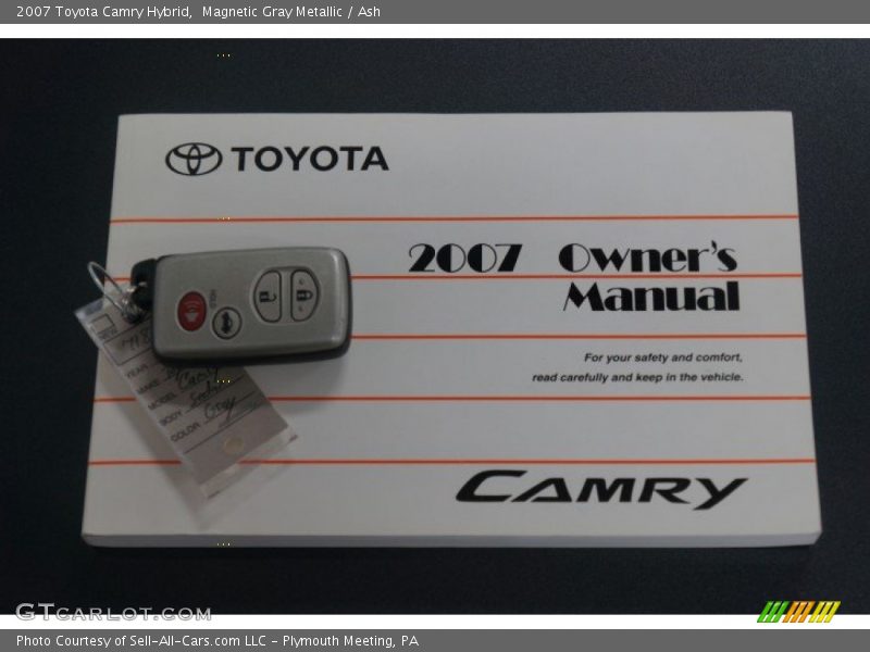 Magnetic Gray Metallic / Ash 2007 Toyota Camry Hybrid