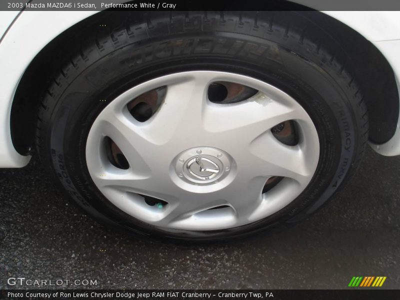 Performance White / Gray 2003 Mazda MAZDA6 i Sedan