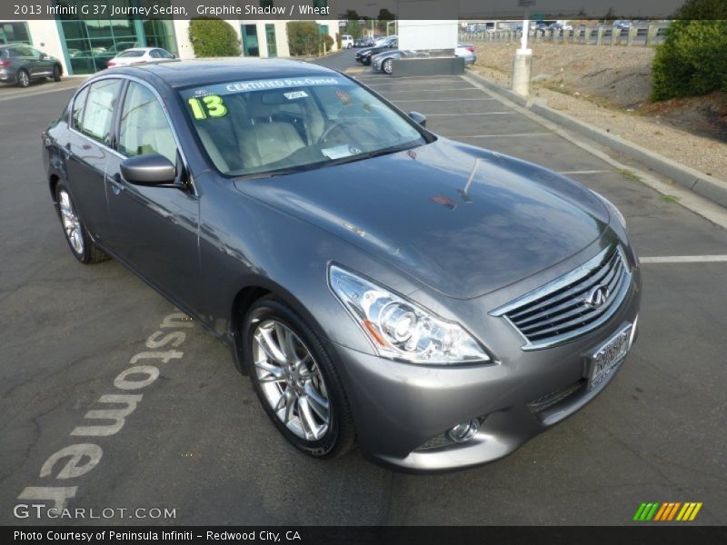 Graphite Shadow / Wheat 2013 Infiniti G 37 Journey Sedan