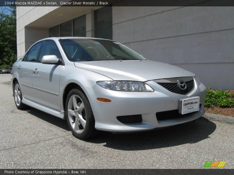Glacier Silver Metallic / Black 2004 Mazda MAZDA6 s Sedan