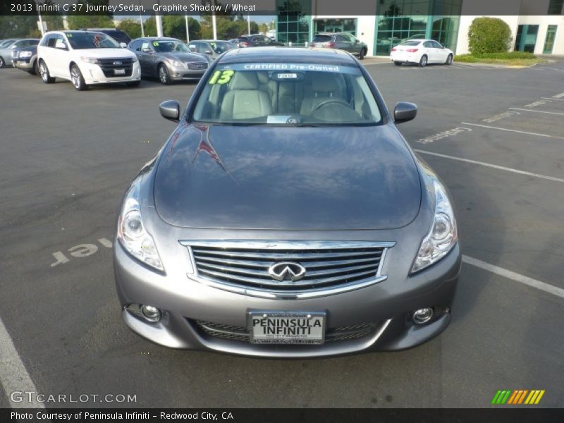 Graphite Shadow / Wheat 2013 Infiniti G 37 Journey Sedan