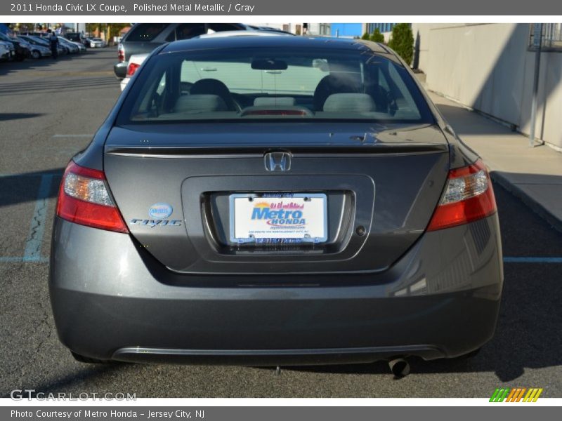 Polished Metal Metallic / Gray 2011 Honda Civic LX Coupe