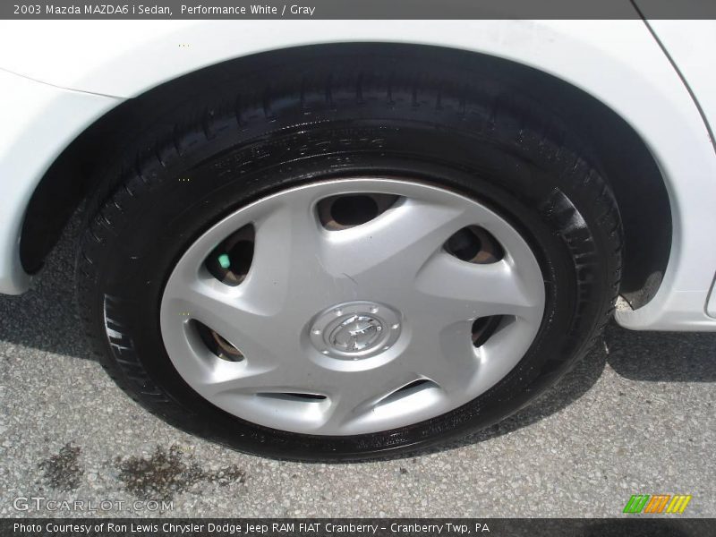 Performance White / Gray 2003 Mazda MAZDA6 i Sedan