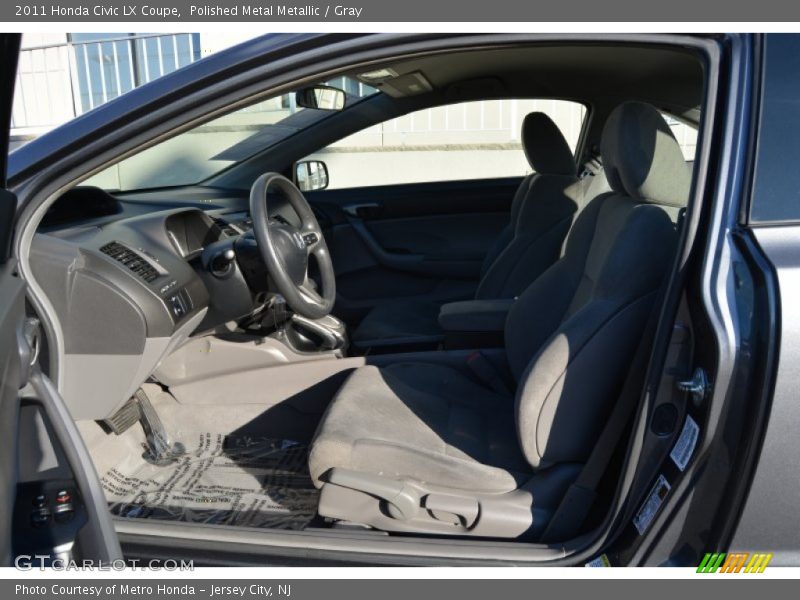 Polished Metal Metallic / Gray 2011 Honda Civic LX Coupe