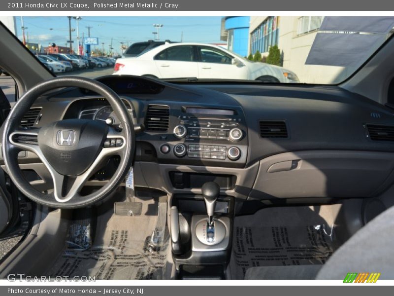 Polished Metal Metallic / Gray 2011 Honda Civic LX Coupe