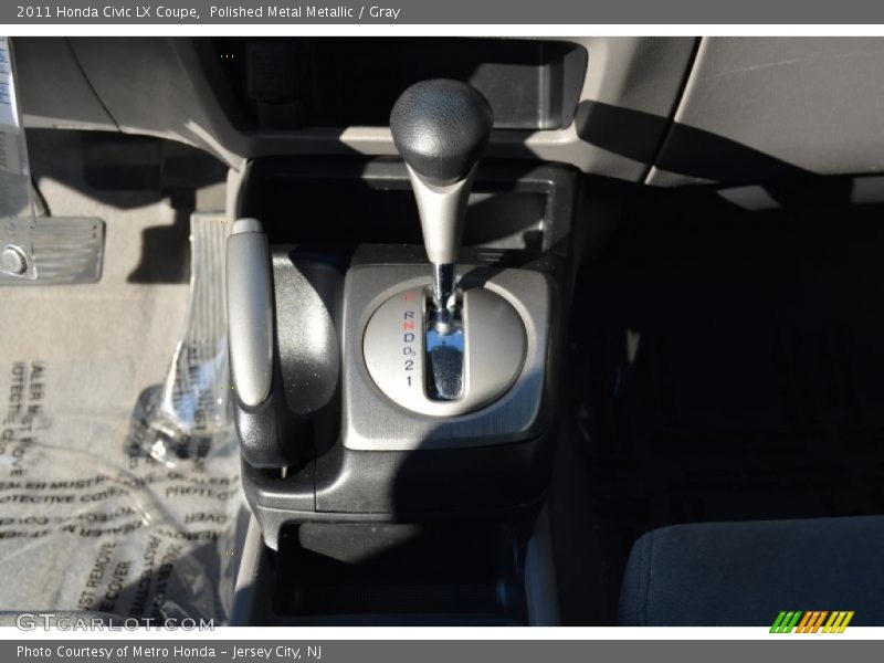 Polished Metal Metallic / Gray 2011 Honda Civic LX Coupe