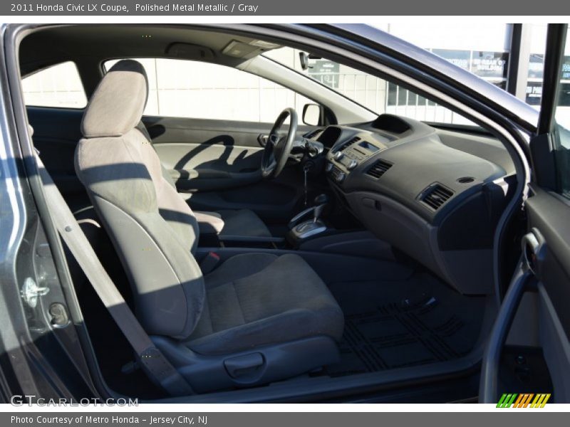 Polished Metal Metallic / Gray 2011 Honda Civic LX Coupe