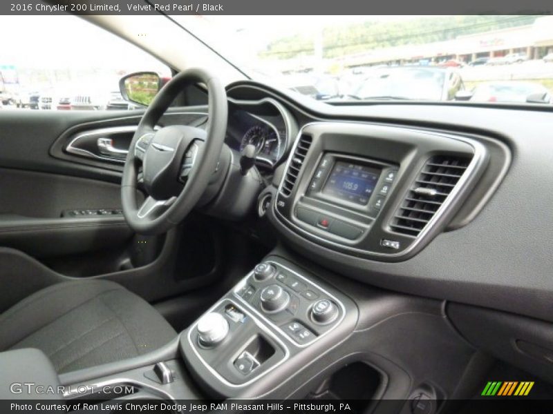Velvet Red Pearl / Black 2016 Chrysler 200 Limited