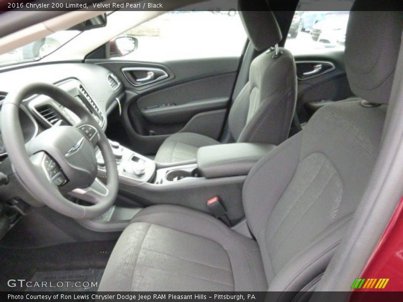 Velvet Red Pearl / Black 2016 Chrysler 200 Limited