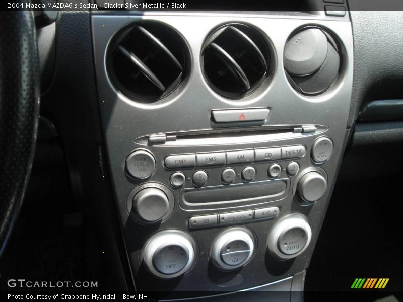 Glacier Silver Metallic / Black 2004 Mazda MAZDA6 s Sedan