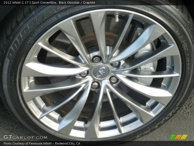 Black Obsidian / Graphite 2012 Infiniti G 37 S Sport Convertible