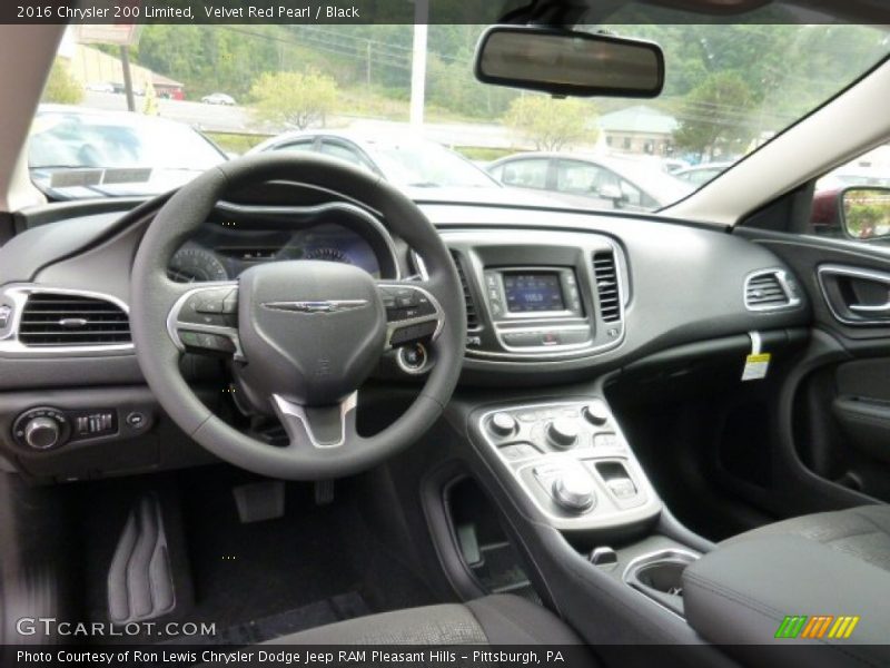 Velvet Red Pearl / Black 2016 Chrysler 200 Limited