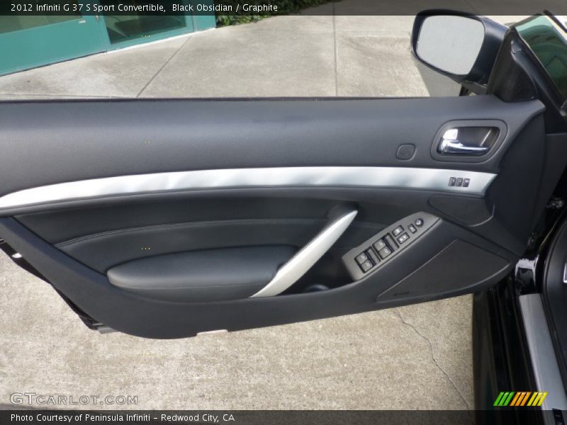 Black Obsidian / Graphite 2012 Infiniti G 37 S Sport Convertible