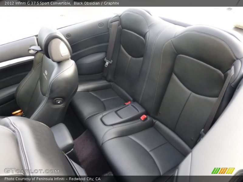 Black Obsidian / Graphite 2012 Infiniti G 37 S Sport Convertible