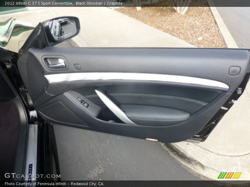 Black Obsidian / Graphite 2012 Infiniti G 37 S Sport Convertible