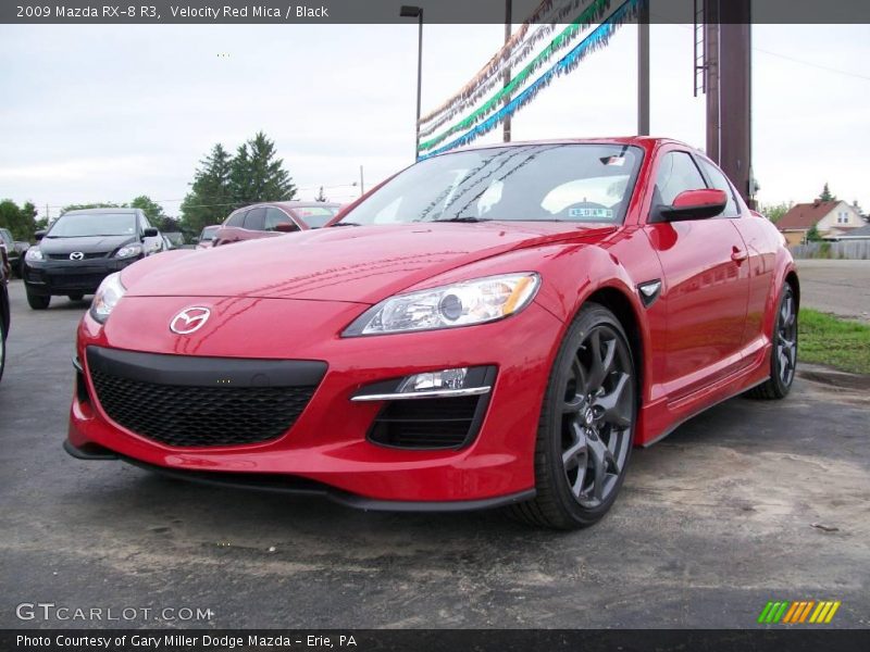 Velocity Red Mica / Black 2009 Mazda RX-8 R3