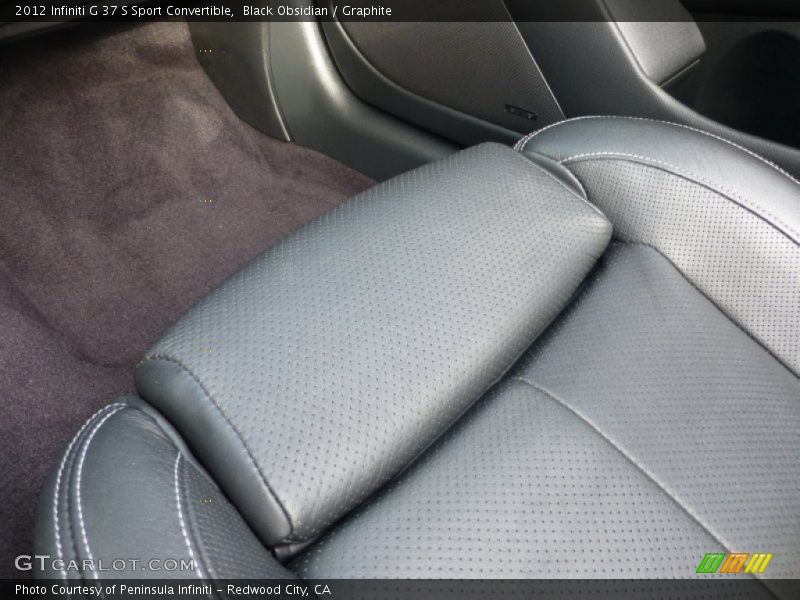 Black Obsidian / Graphite 2012 Infiniti G 37 S Sport Convertible