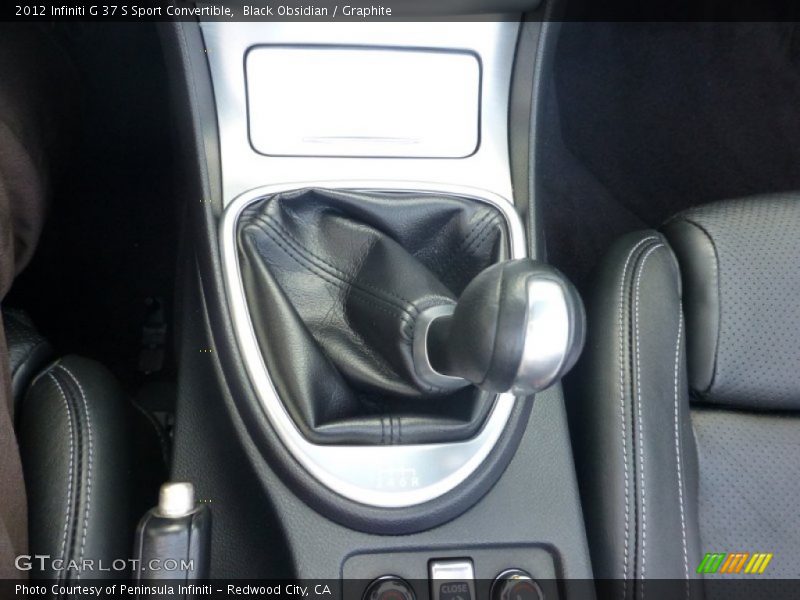 Black Obsidian / Graphite 2012 Infiniti G 37 S Sport Convertible